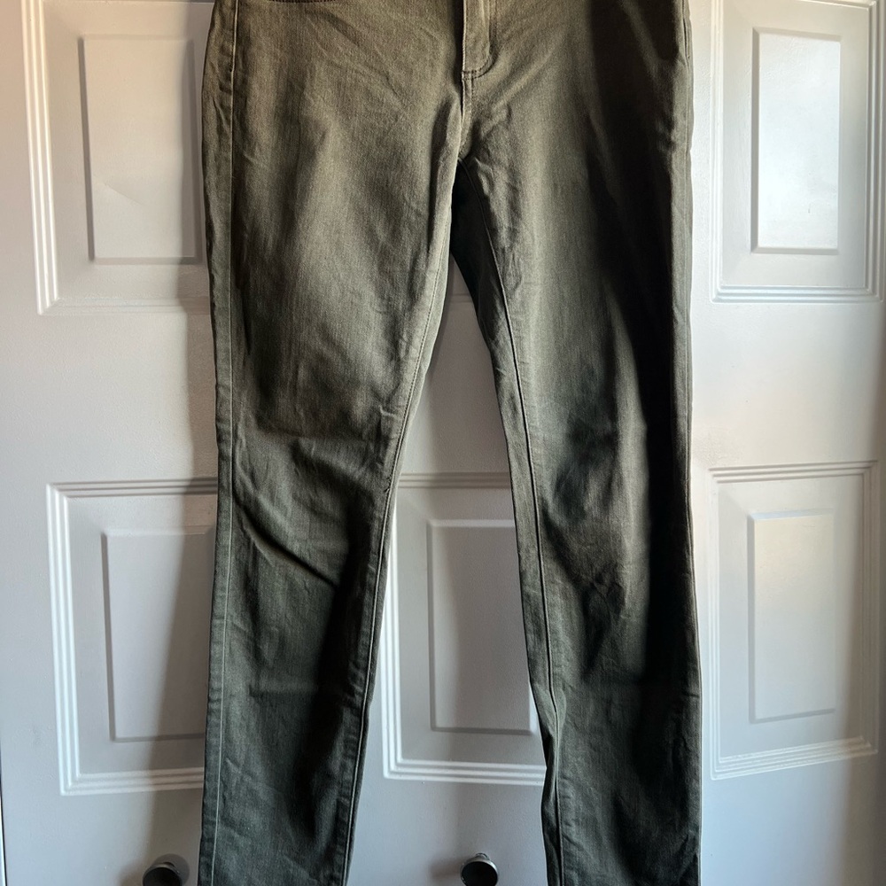 Women’s Olive Green Skinny Jeans